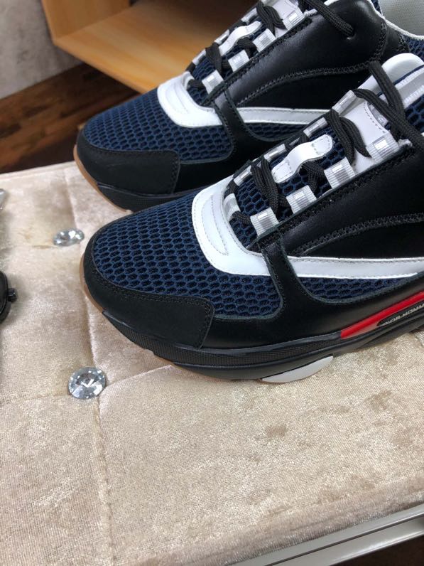 Dior Men's Black and White Trainers