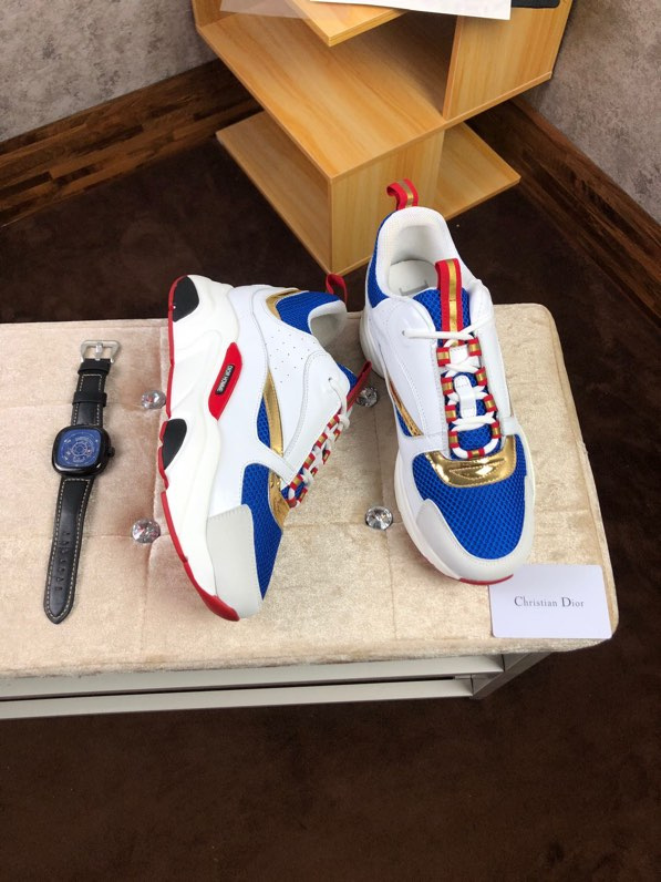 Dior Homme B22 'White Blue Gold' Sneakers