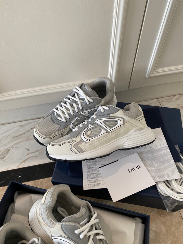 DIOR B30 Sneaker White Mesh And Technical Fabric