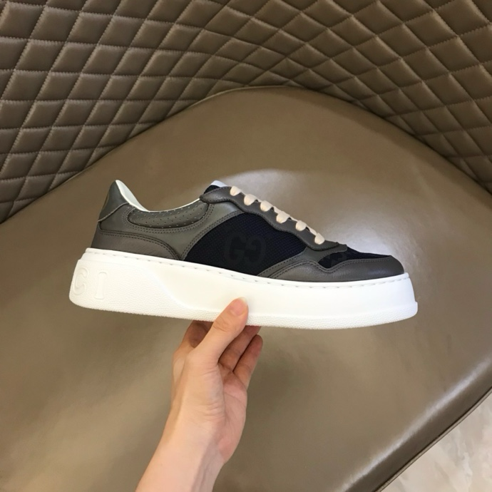 Gucci GG embossed sneakers Black Gray White