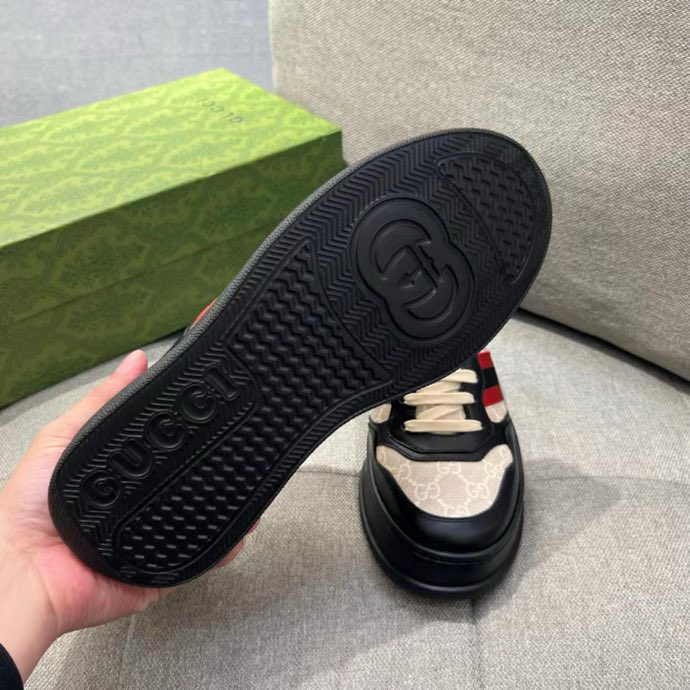 Gucci GG embossed sneakers Black Beige