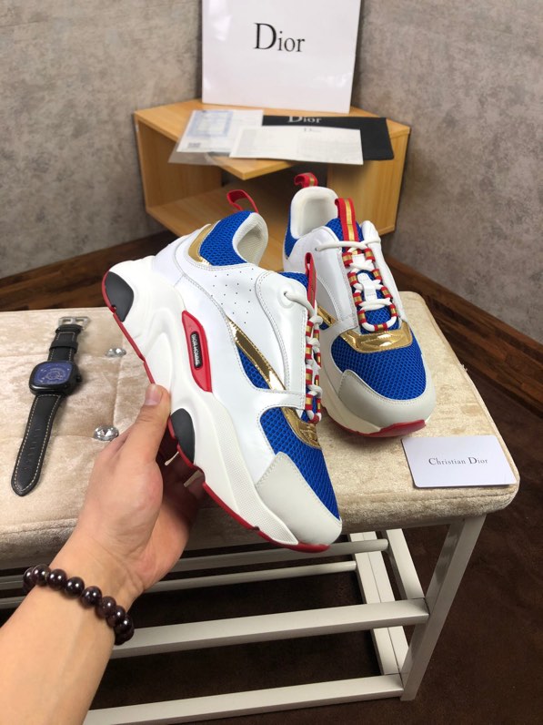 Dior Homme B22 'White Blue Gold' Sneakers