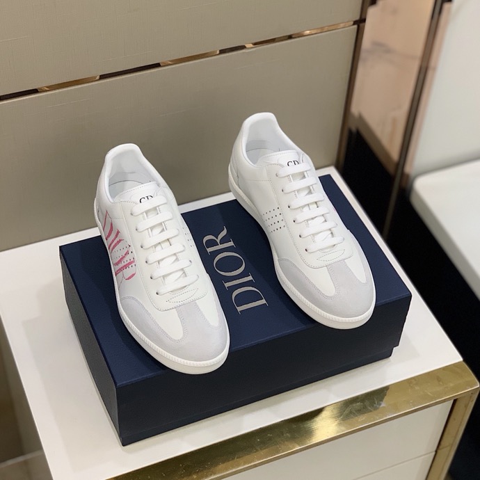 Dior B01 Suede Leather 'Alex Foxton Print'