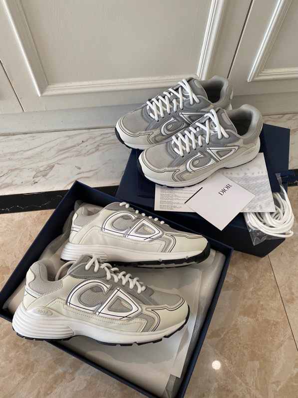 DIOR B30 Sneaker White Mesh And Technical Fabric
