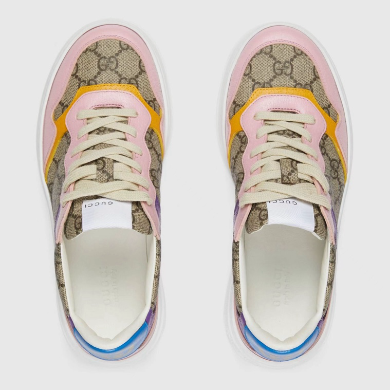 Gucci GG embossed sneakers Brown Pink