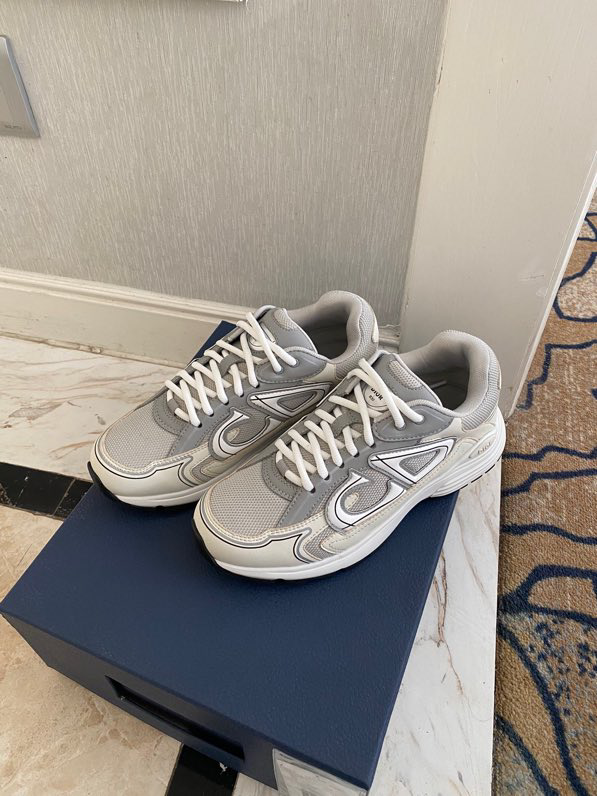 DIOR B30 Sneaker White Mesh And Technical Fabric