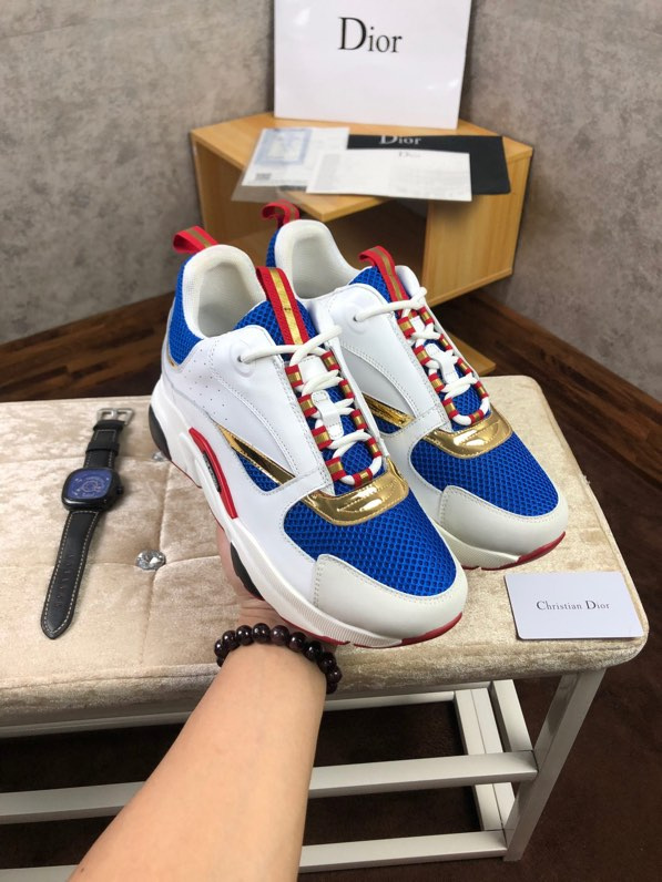 Dior Homme B22 'White Blue Gold' Sneakers
