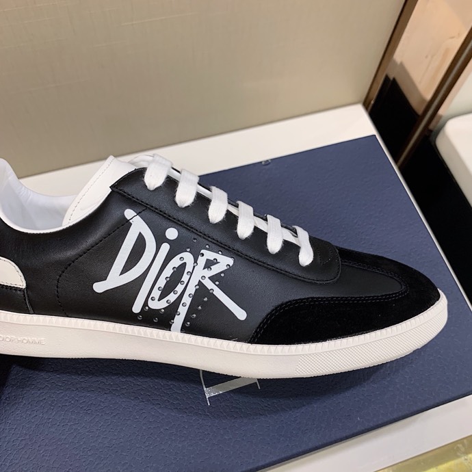 Dior B01 Suede Leather 'Alex Foxton Print'