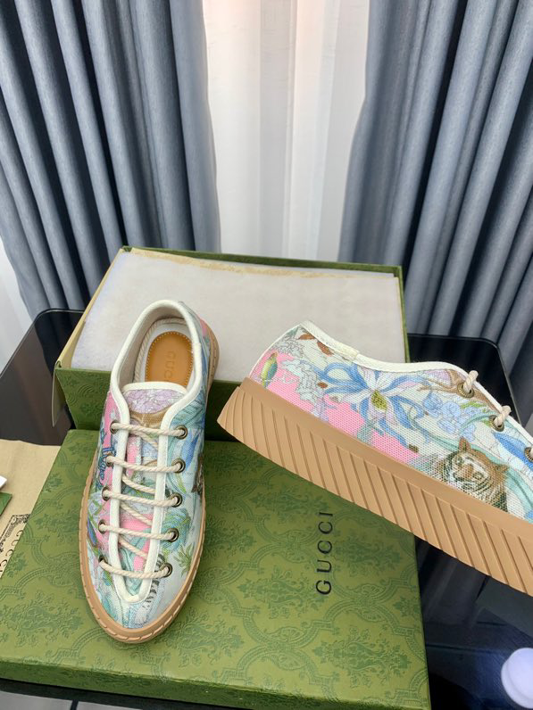 Gucci GG monogram low-top sneakers Green