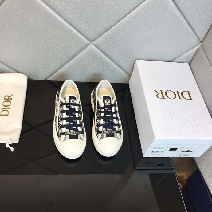 Dior Women's Black and White Trainers