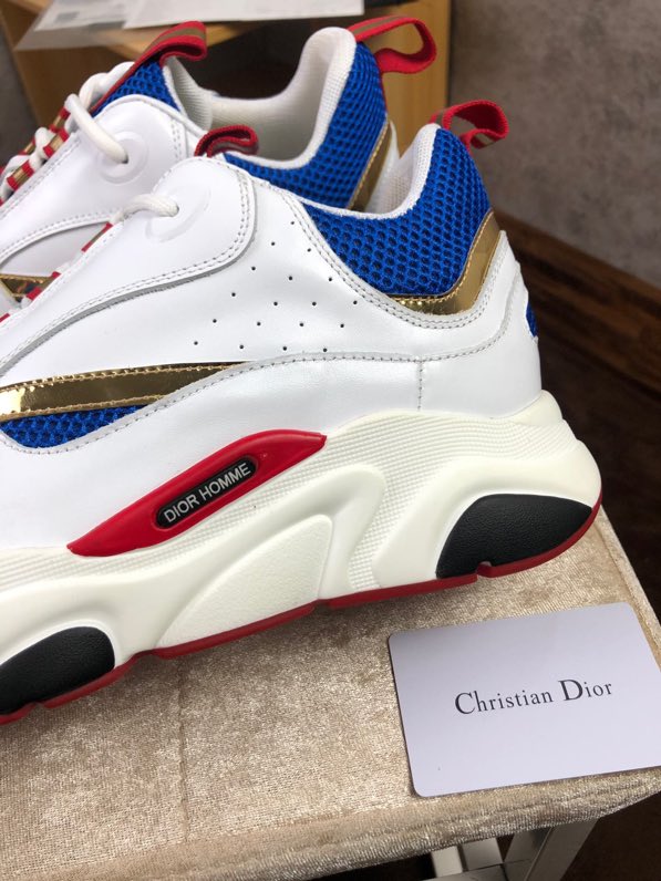 Dior Homme B22 'White Blue Gold' Sneakers
