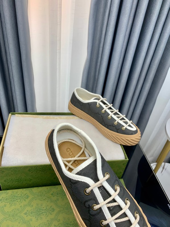 Gucci GG monogram low-top sneakers Gray