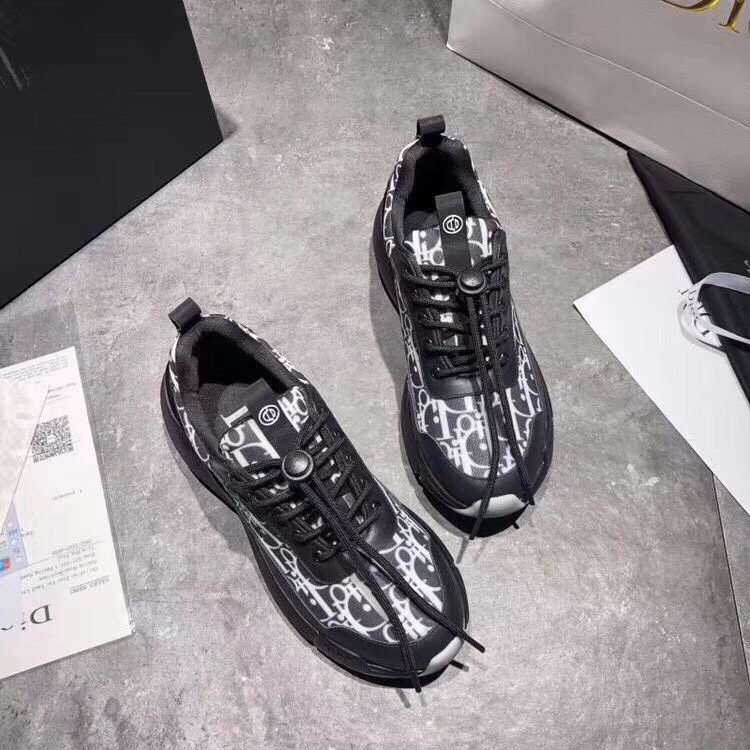 DIOR - B24 Sneaker Black Dior Oblique Technical Fabric