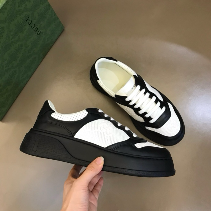 Gucci GG embossed sneakers Black White