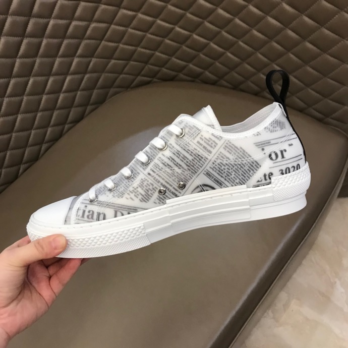 Dior B23 Low TopDaniel Asham Newspaper