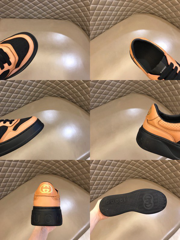 Gucci GG embossed sneakers Black Orange