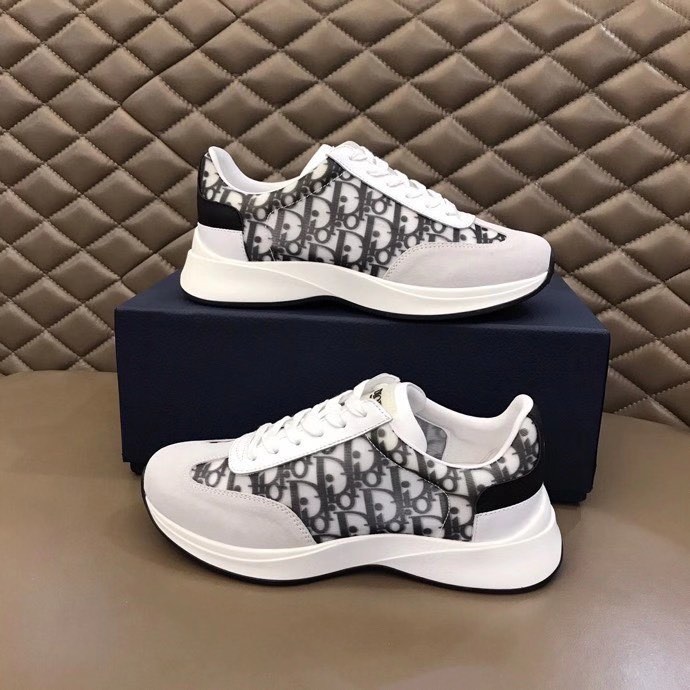 Dior Sneakers B24 SNEAKER WHITE DIOR OBLIQUE CANVAS