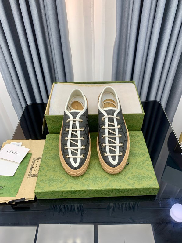 Gucci GG monogram low-top sneakers Gray