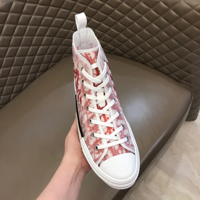 Dior B23 High-Top Sneakers (Red)