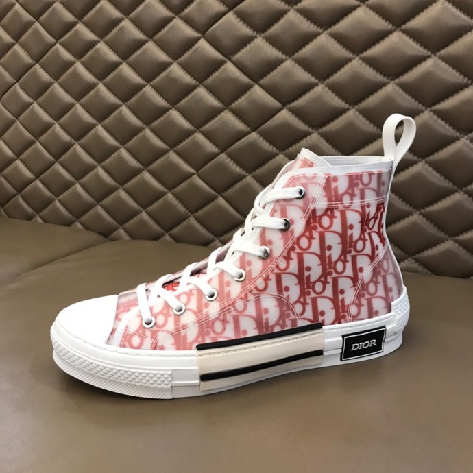 Dior B23 High-Top Sneakers (Red)