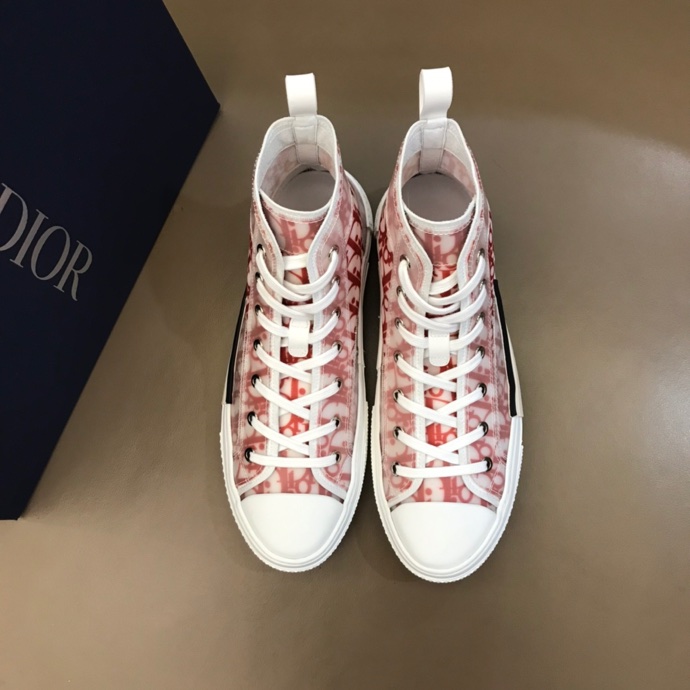 Dior B23 High-Top Sneakers (Red)