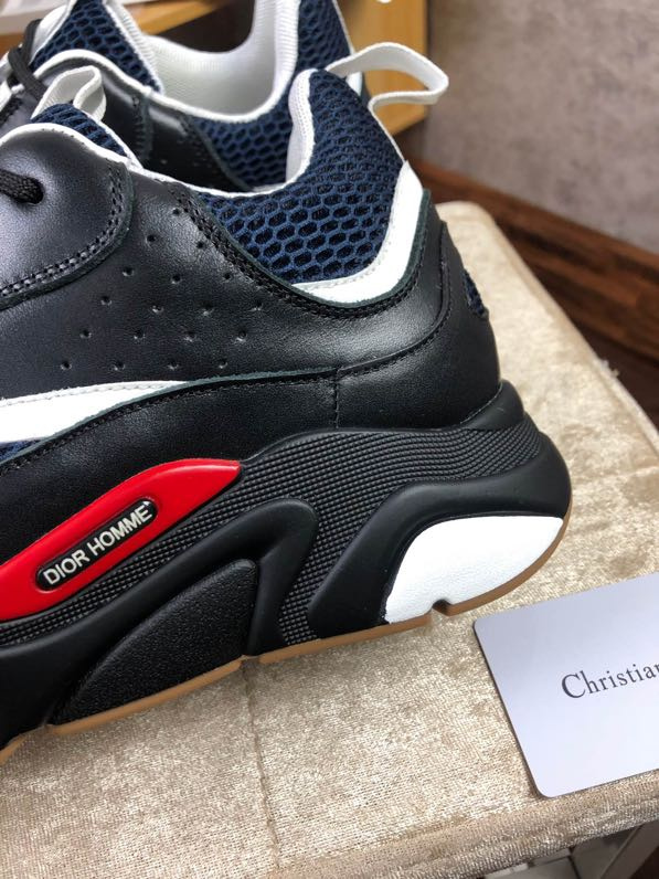 Dior Men's Black and White Trainers