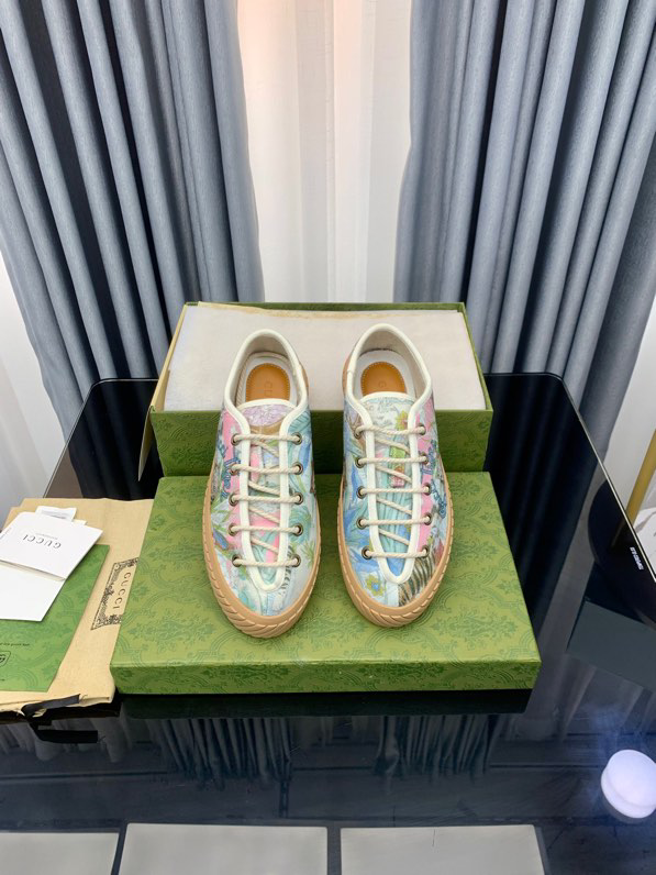 Gucci GG monogram low-top sneakers Green