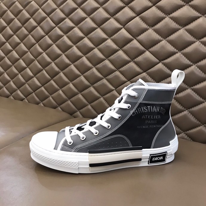 B23 High Top Sneaker Dark Gray Canvas