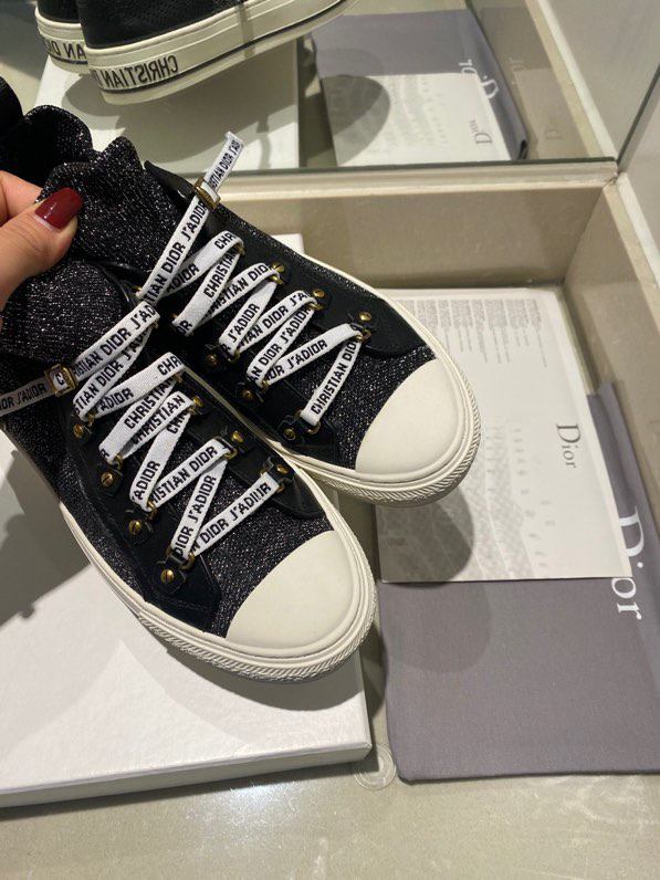 DIOR - Walk'N'Dior Sneaker Black Macrocannage Technical Mesh