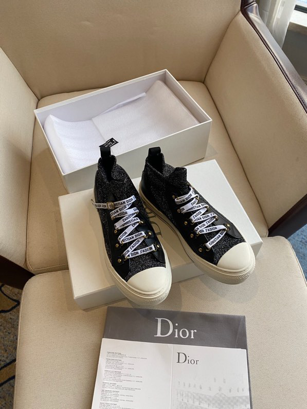 DIOR - Walk'N'Dior Sneaker Black Macrocannage Technical Mesh