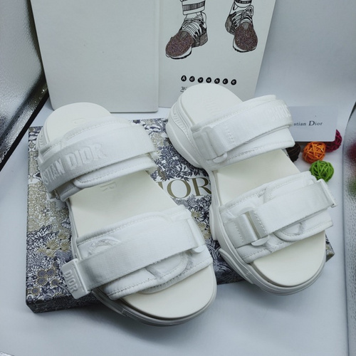 DIOR Dioract Slide White Lambskin