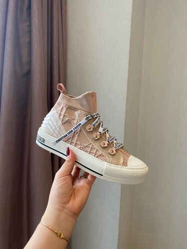 Dior Walk 'N’ Dior Sneakers Wine Red Velour Velvet