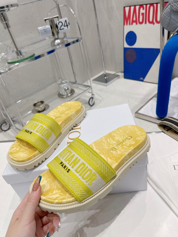 Dior Slipper For Woman 24ss/002B Authentic