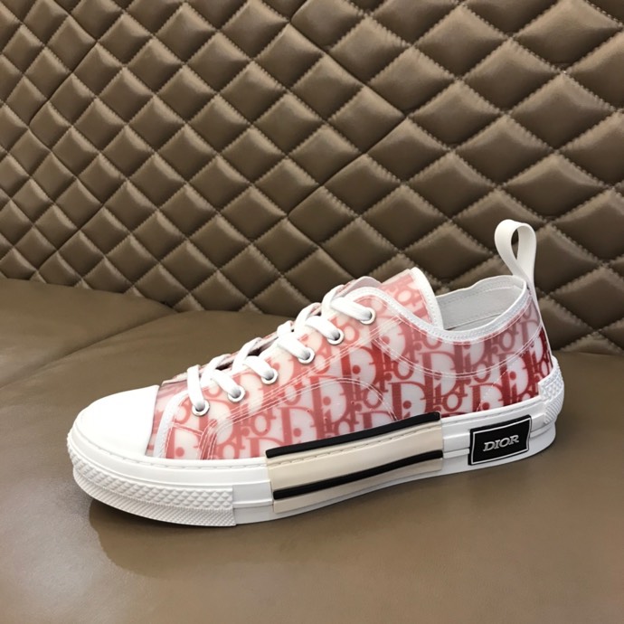 Dior B23 Low Orange Oblique Canvas