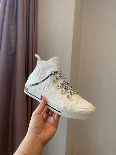 Walk'n'Dior Sneaker Nude Macrocannage Technical Mesh