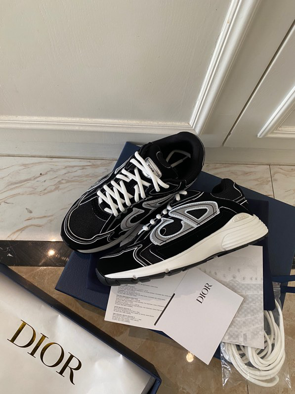 B30 Sneaker Black Mesh and Technical Fabric | DIOR