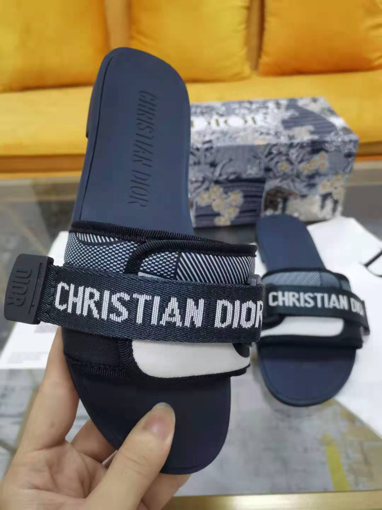 CHRISTIAN DIOR DIO(R)EVOLUTION SLIDE SANDALS