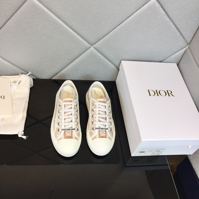 DIOR - Walk'N'Dior Sneaker White Cotton Canvas