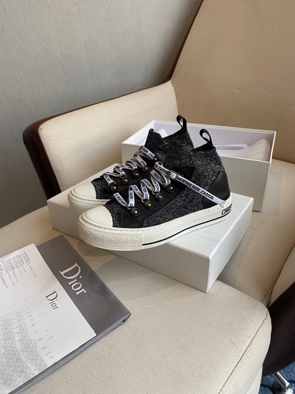 DIOR - Walk'N'Dior Sneaker Black Macrocannage Technical Mesh