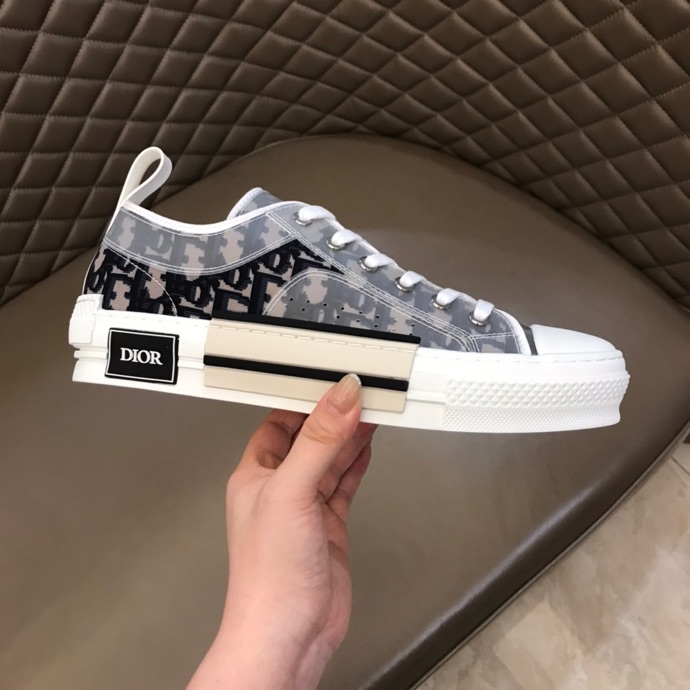 DIR B23 Black and White LOW-TOP SNEAKER