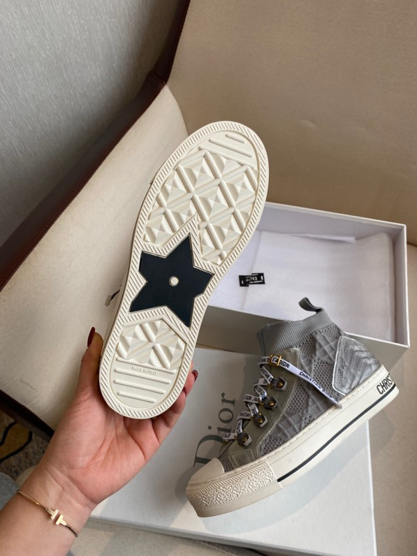 Walk'n'Dior Sneaker Nude Macrocannage Technical Mesh