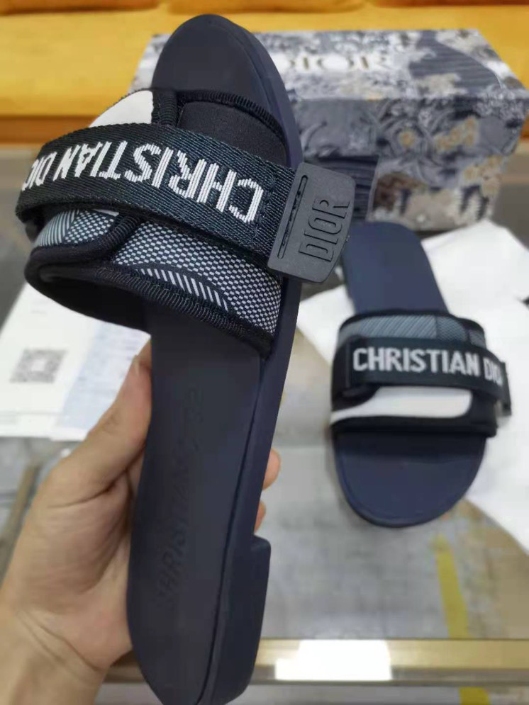 CHRISTIAN DIOR DIO(R)EVOLUTION SLIDE SANDALS