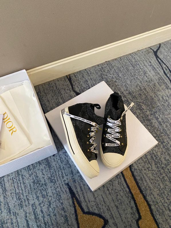 DIOR - Walk'N'Dior Sneaker Black Macrocannage Technical Mesh