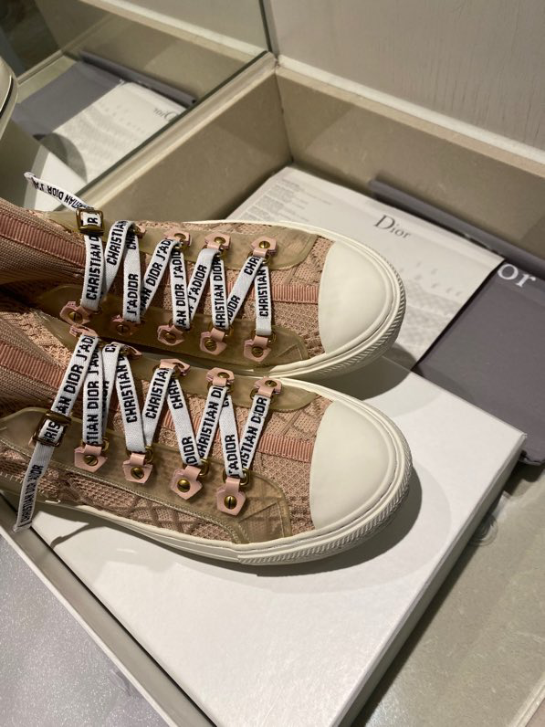 Dior Walk 'N’ Dior Sneakers Wine Red Velour Velvet