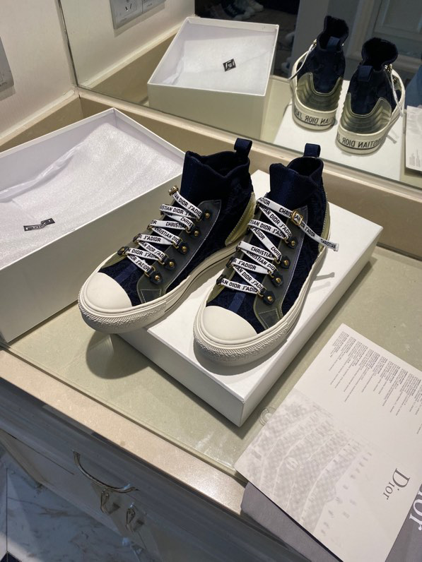 Walk'n'Dior Sneaker Nude Macrocannage Technical Mesh