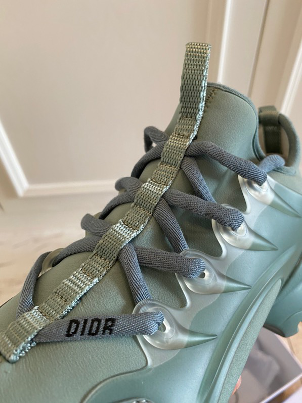 CHRISTIAN DIOR D-Connect Neoprene Blue Water Grey Chunky Sneakers