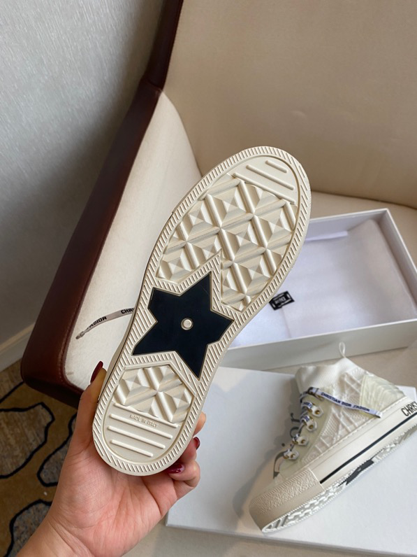 Walk'n'Dior Sneaker Nude Macrocannage Technical Mesh