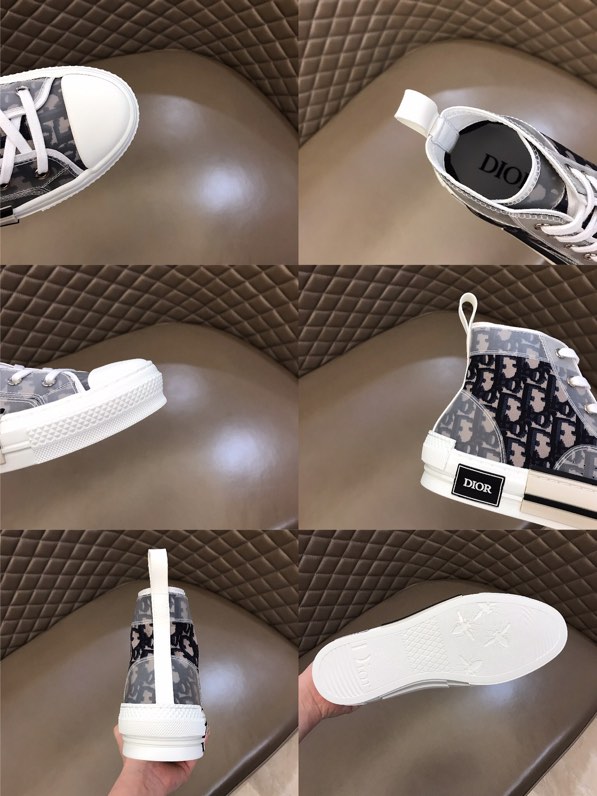 Dior shoes DIORESSENTIALS B23 High-Top Sneakers in Dior Oblique