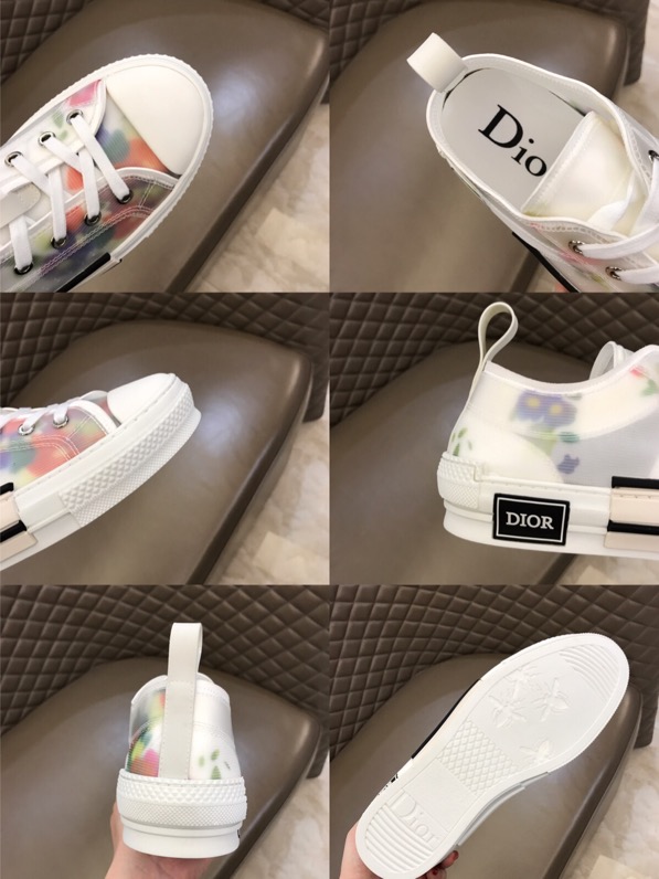 Christian Dior B23 Flowers Print LOW-TOP SNEAKER