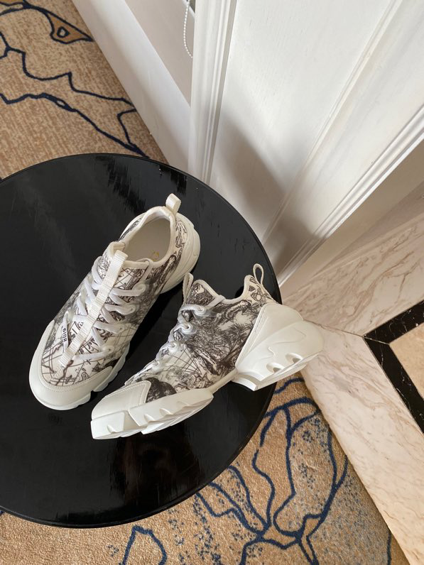 Dior Women's White and Grey Trainers